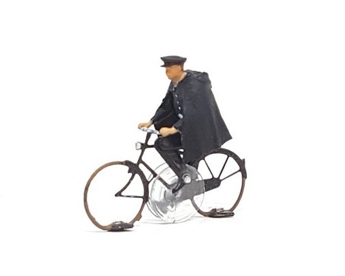 KKi-1 60s French bicycle police officer ready to run